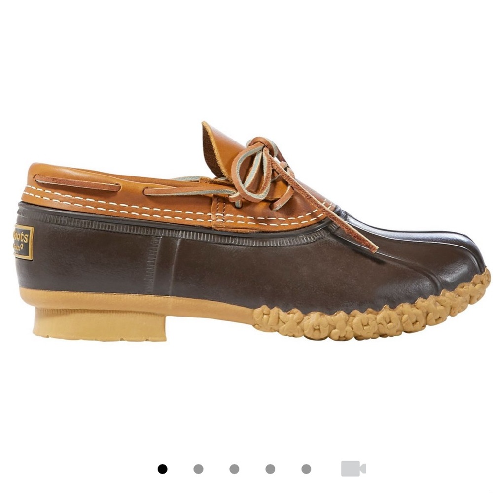 LL BEAN Waterproof Rubber Moc Bean Boots Moccasins